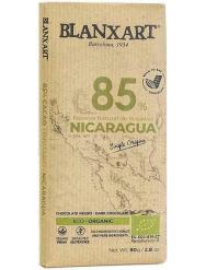 Blanxart Organic 85% Nicaragua Dark Chocolate 12 x 80g