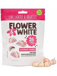 Flower & White Meringue Bites - Raspberry Crumble 75g
