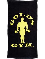 Gold's Gym Towel Black and Yellow