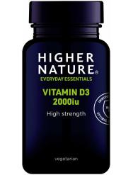 Higher Nature Vitamin D3 2000iu 60 Capsules