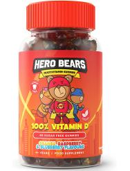 Icon Nutrition Hero Bears Sugar Free Kid Multivitamins - 60 Soft Gels, Orange, Raspberry & Blueberry Flavours