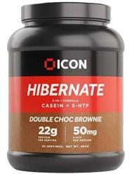 Icon Nutrition Hibernate Casein - Double Chocolate Brownie (30 Serv)