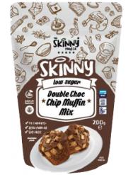 The Skinny Food Co Low Sugar Double Chocolate Chip Muffin Mix 200g